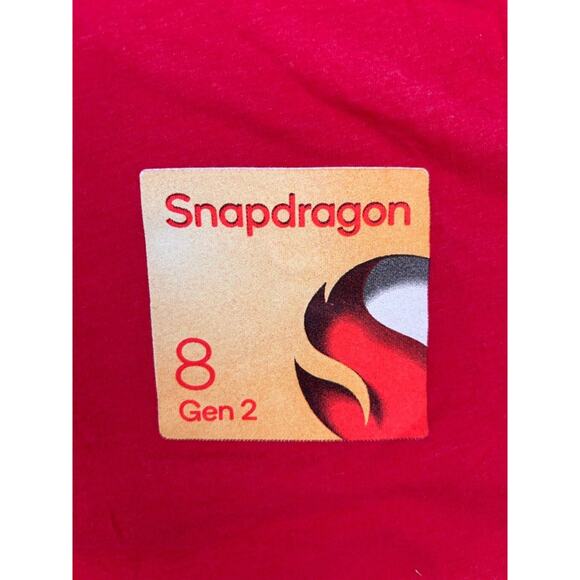 Men's Snapdragon 8 Gen 2 Software Tech T-shirt Size L Red - Picture 6 of 8